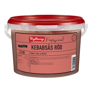 Kebabsås Röd 2,5 kg