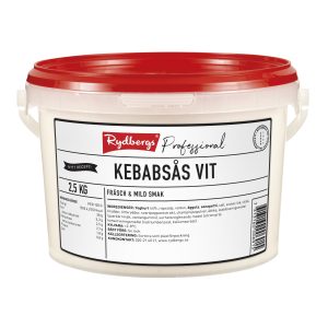 Kebabsås Vit 2,5 kg