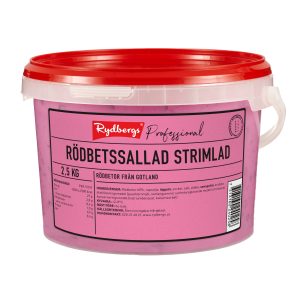 Rödbetssallad strimlad 2,5 kg